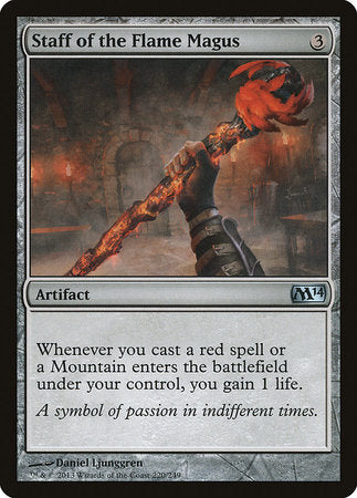 Staff of the Flame Magus [Magic 2014] | Exor Games New Glasgow