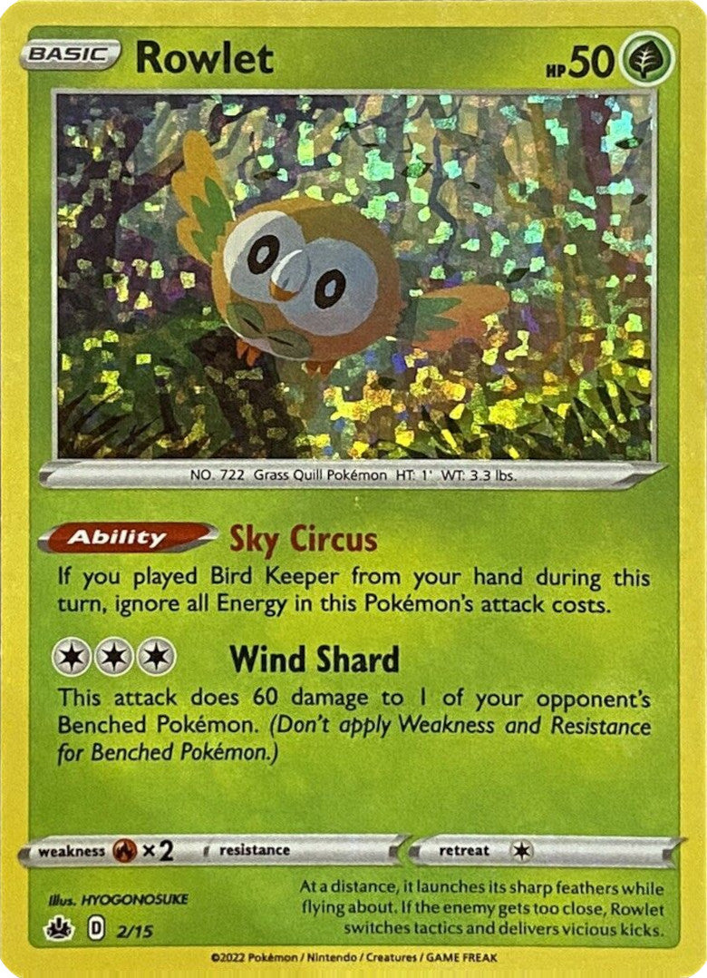 Rowlet (2/15) [McDonald's Promos: Match Battle] | Exor Games New Glasgow