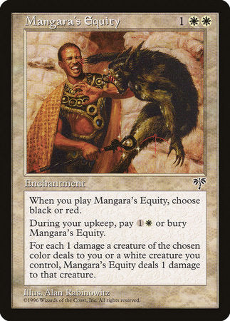 Mangara's Equity [Mirage] | Exor Games New Glasgow