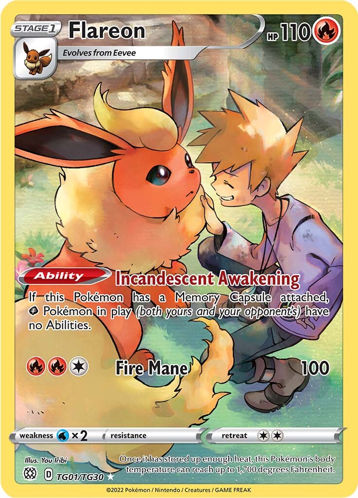 Flareon (TG01/TG30) [Sword & Shield: Brilliant Stars] | Exor Games New Glasgow