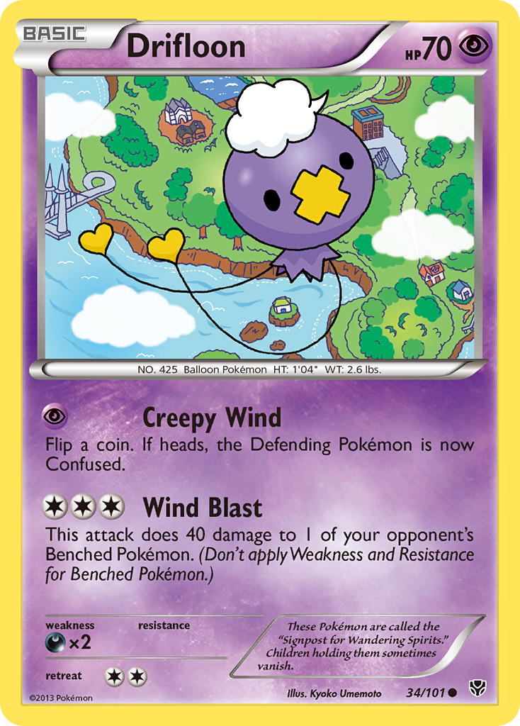 Drifloon (34/101) [Black & White: Plasma Blast] | Exor Games New Glasgow