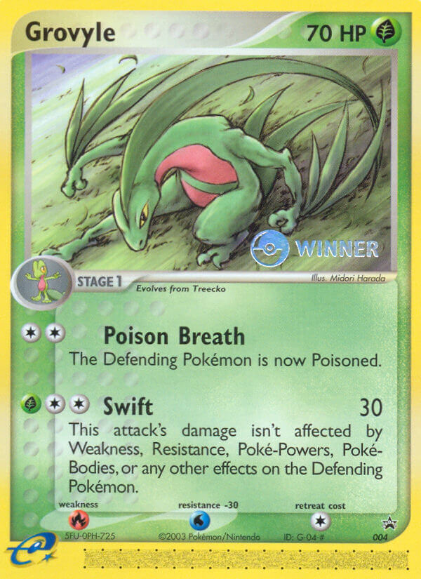 Grovyle (004) [Nintendo: Black Star Promos] | Exor Games New Glasgow