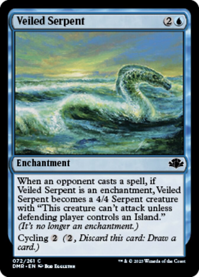 Veiled Serpent [Dominaria Remastered] | Exor Games New Glasgow