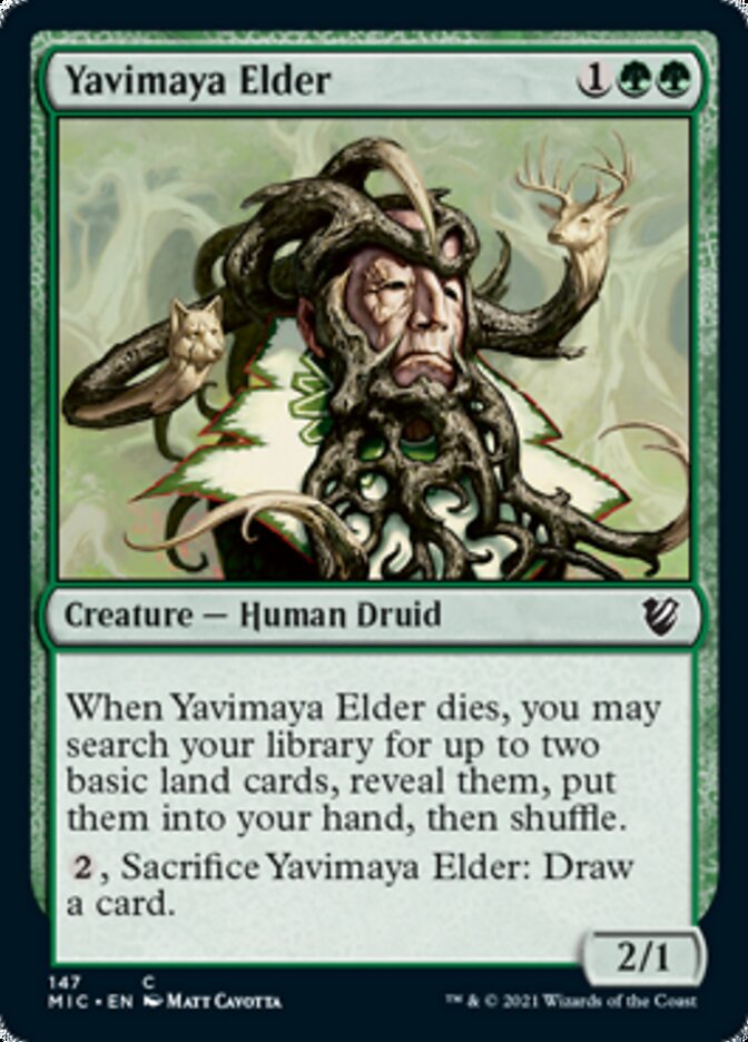 Yavimaya Elder [Innistrad: Midnight Hunt Commander] | Exor Games New Glasgow