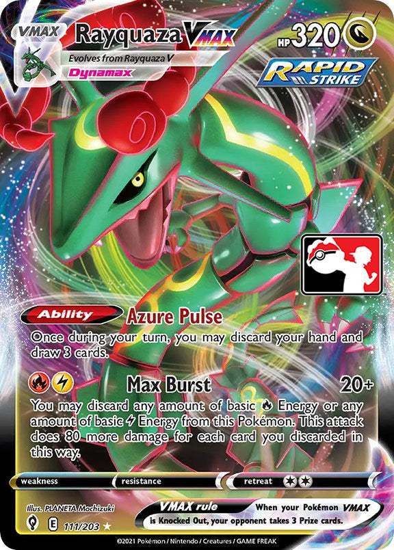 Rayquaza VMAX (111/203) [Prize Pack Series One] | Exor Games New Glasgow