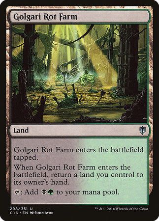 Golgari Rot Farm [Commander 2016] | Exor Games New Glasgow