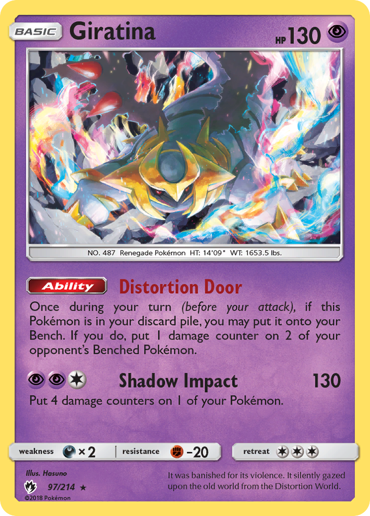 Giratina (97/214) [Sun & Moon: Lost Thunder] | Exor Games New Glasgow