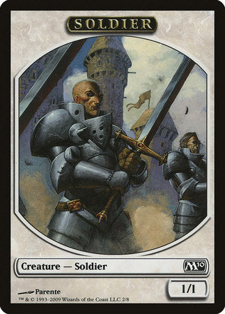 Soldier Token [Magic 2010 Tokens] | Exor Games New Glasgow