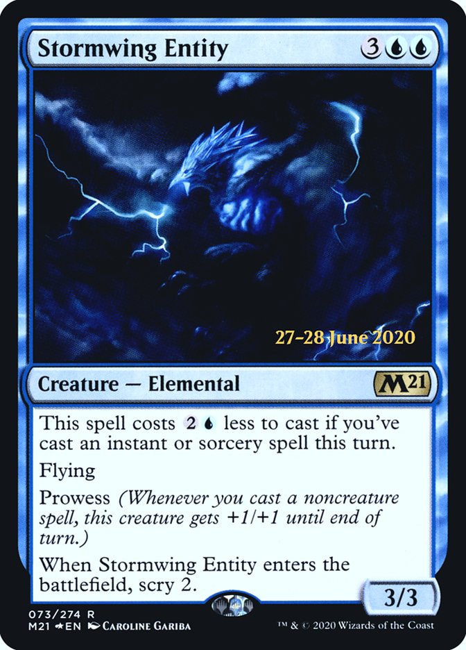 Stormwing Entity  [Core Set 2021 Prerelease Promos] | Exor Games New Glasgow