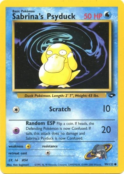 Sabrina's Psyduck (99/132) [Gym Challenge Unlimited] | Exor Games New Glasgow