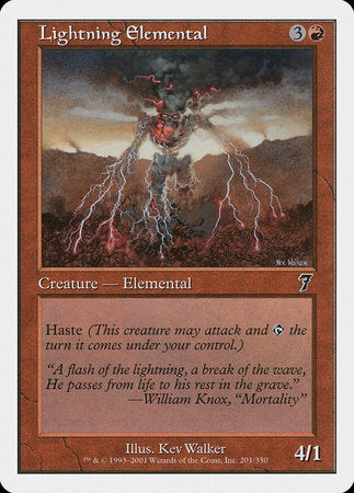 Lightning Elemental [Seventh Edition] | Exor Games New Glasgow