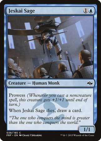 Jeskai Sage [Fate Reforged] | Exor Games New Glasgow