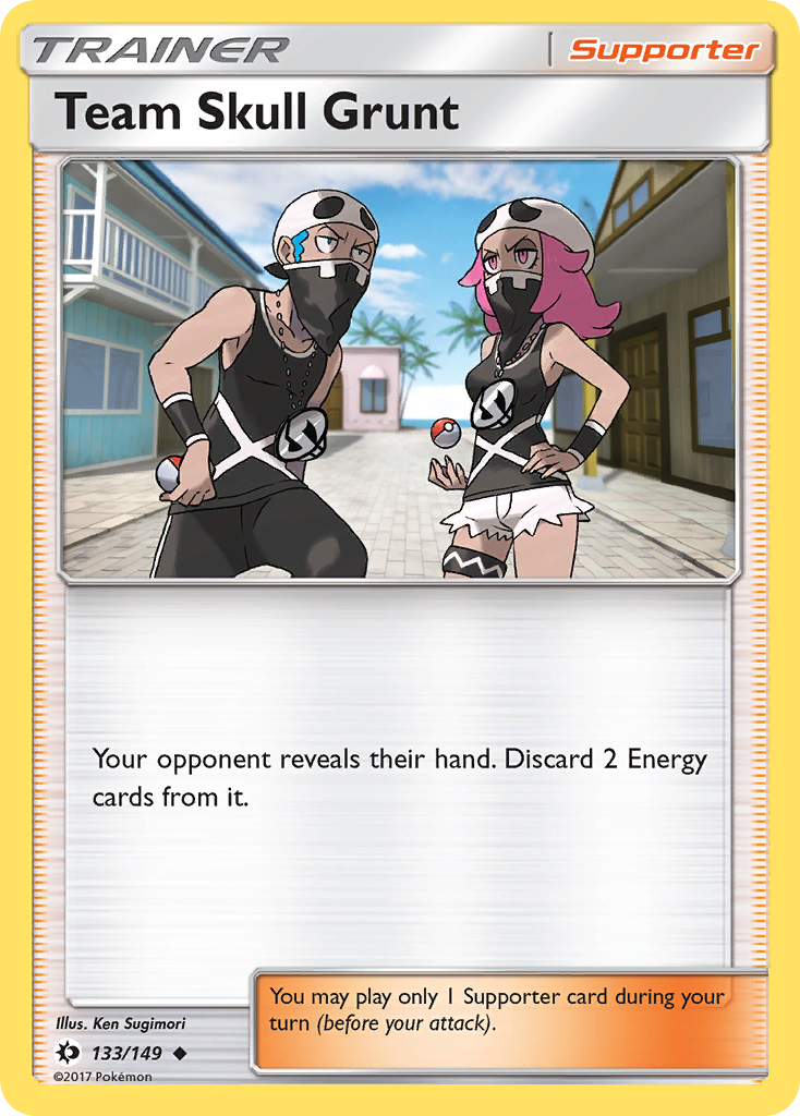 Team Skull Grunt (133/149) [Sun & Moon: Base Set] | Exor Games New Glasgow