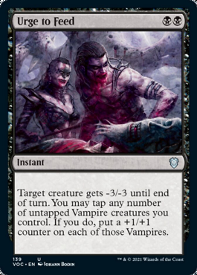 Urge to Feed [Innistrad: Crimson Vow Commander] | Exor Games New Glasgow