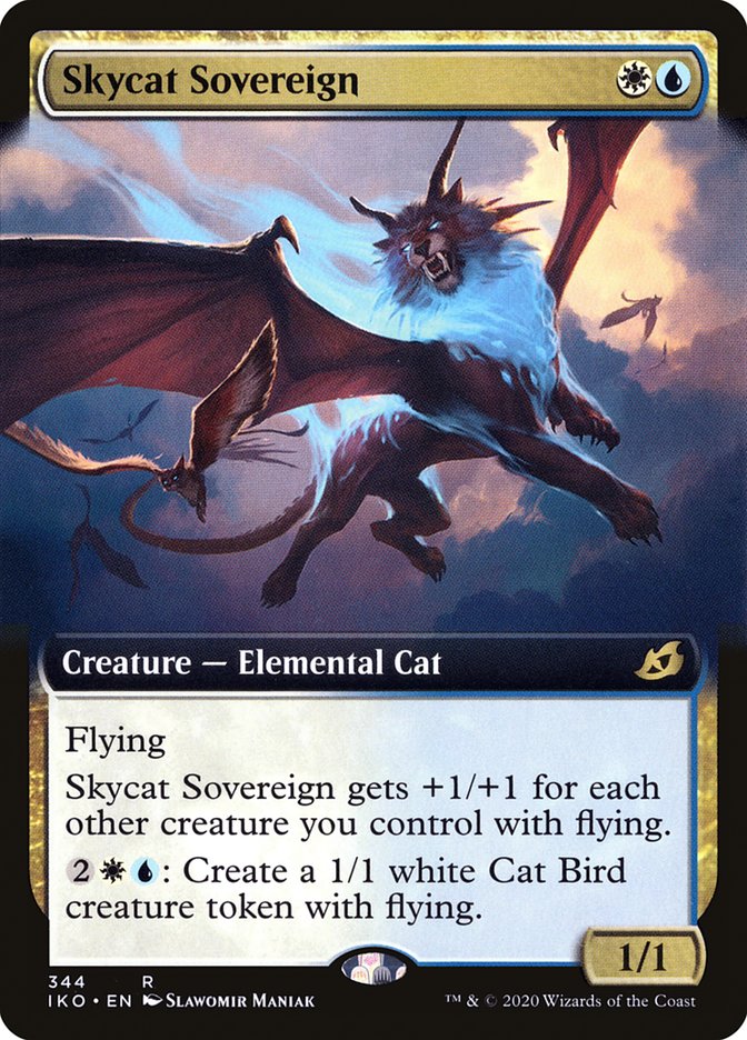 Skycat Sovereign (Extended Art) [Ikoria: Lair of Behemoths] | Exor Games New Glasgow