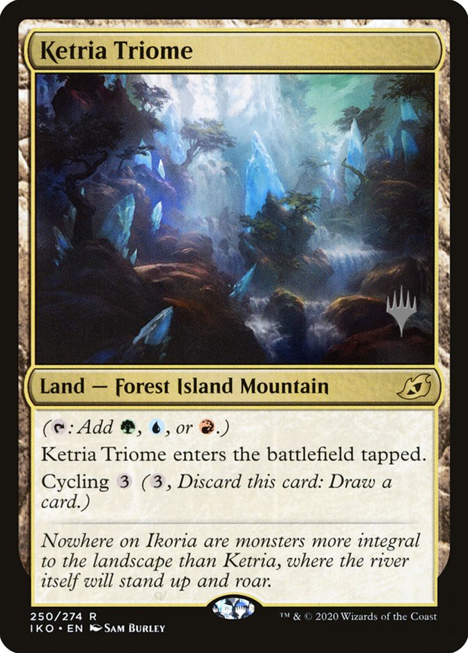 Ketria Triome (Promo Pack) [Ikoria: Lair of Behemoths Promos] | Exor Games New Glasgow