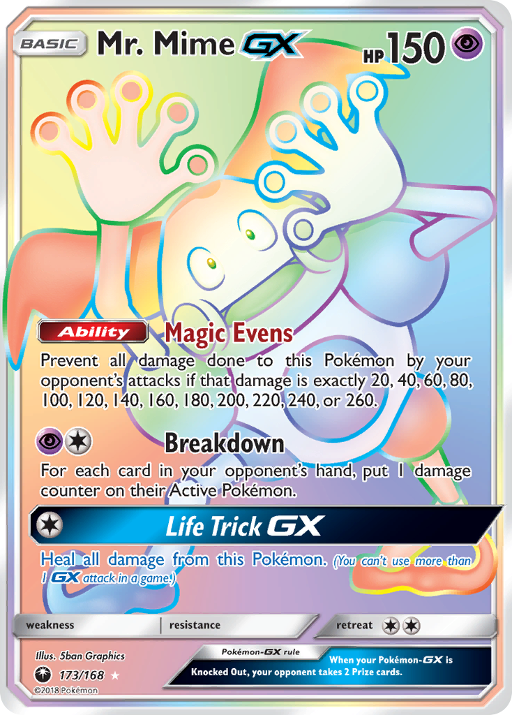 Mr. Mime GX (173/168) [Sun & Moon: Celestial Storm] | Exor Games New Glasgow