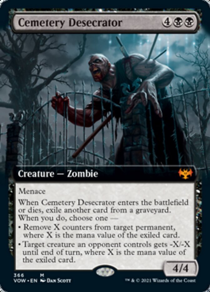 Cemetery Desecrator (Extended) [Innistrad: Crimson Vow] | Exor Games New Glasgow