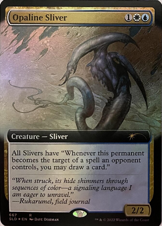 Opaline Sliver (Extended Art) [Secret Lair Drop Promos] | Exor Games New Glasgow