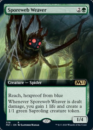 Sporeweb Weaver (Extended Art) [Core Set 2021] | Exor Games New Glasgow