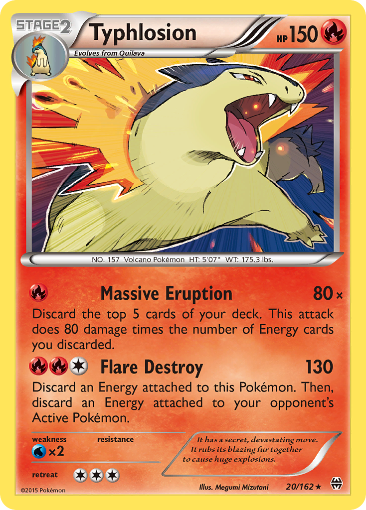 Typhlosion (20/162) [XY: BREAKthrough] | Exor Games New Glasgow