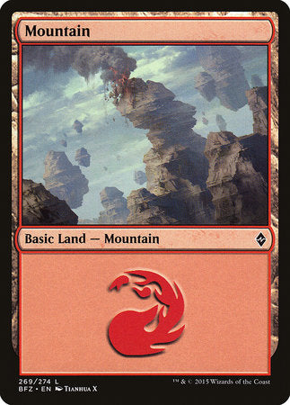 Mountain (269) [Battle for Zendikar] | Exor Games New Glasgow