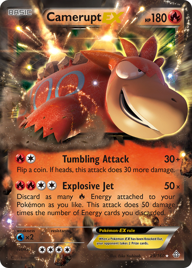 Camerupt EX (29/160) [XY: Primal Clash] | Exor Games New Glasgow