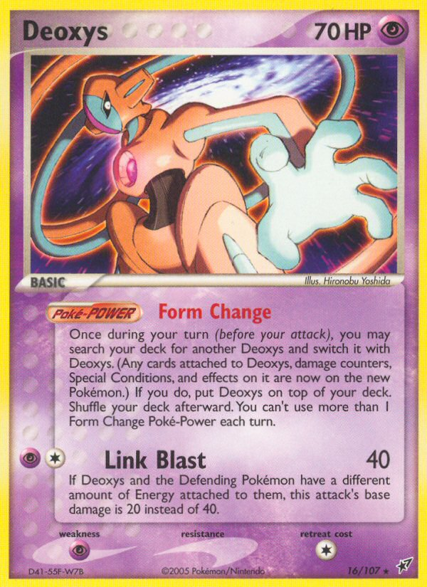 Deoxys (16/107) [EX: Deoxys] | Exor Games New Glasgow