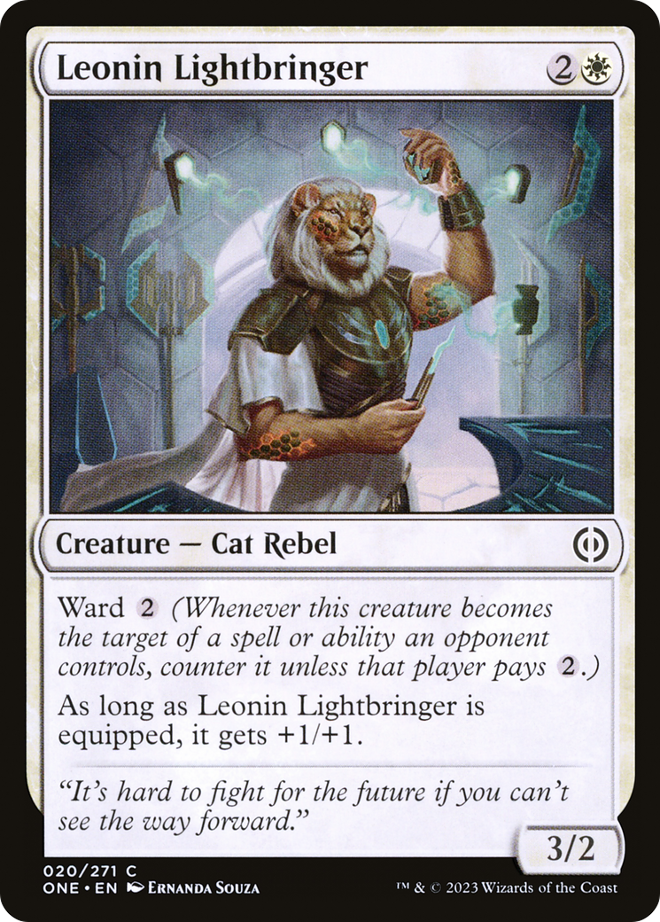 Leonin Lightbringer [Phyrexia: All Will Be One] | Exor Games New Glasgow