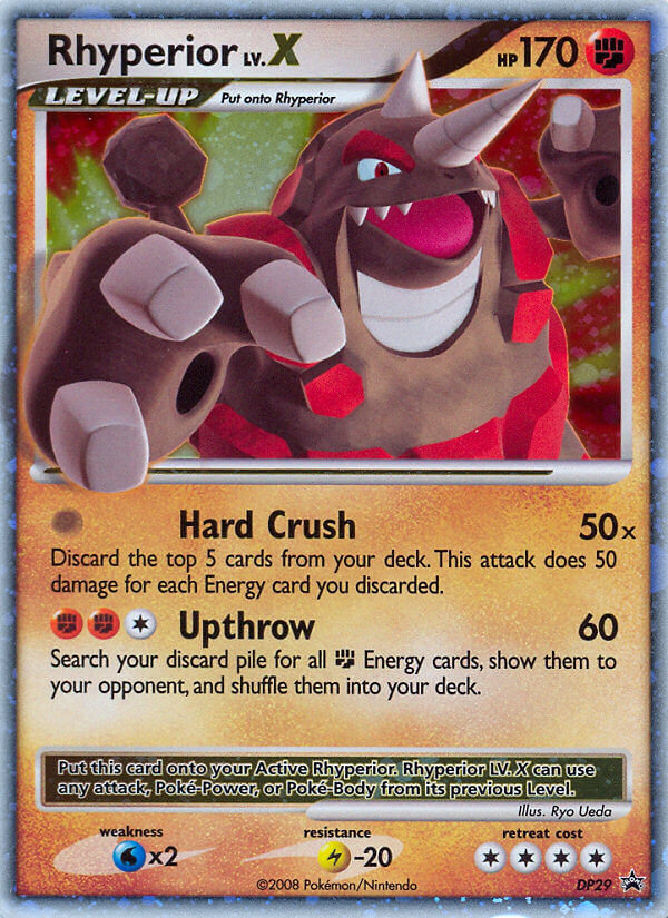 Rhyperior LV.X (DP29) [Diamond & Pearl: Black Star Promos] | Exor Games New Glasgow