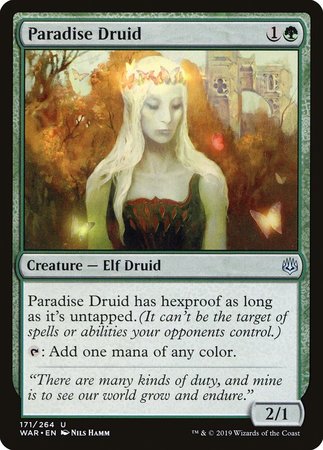 Paradise Druid [War of the Spark] | Exor Games New Glasgow