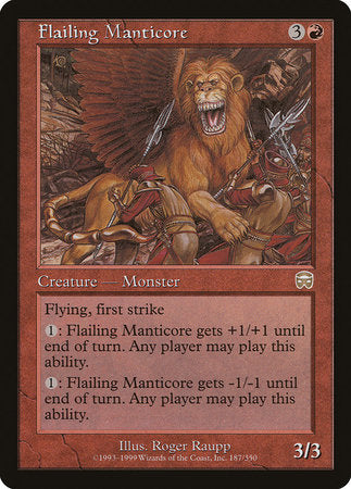 Flailing Manticore [Mercadian Masques] | Exor Games New Glasgow