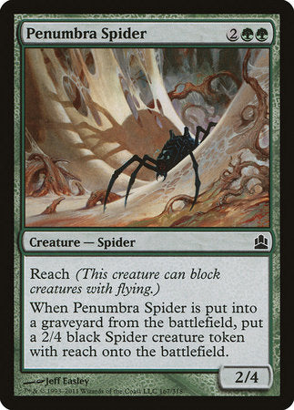 Penumbra Spider [Commander 2011] | Exor Games New Glasgow