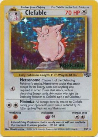 Clefable (1/64) (Prerelease Promo) [Jungle Unlimited] | Exor Games New Glasgow