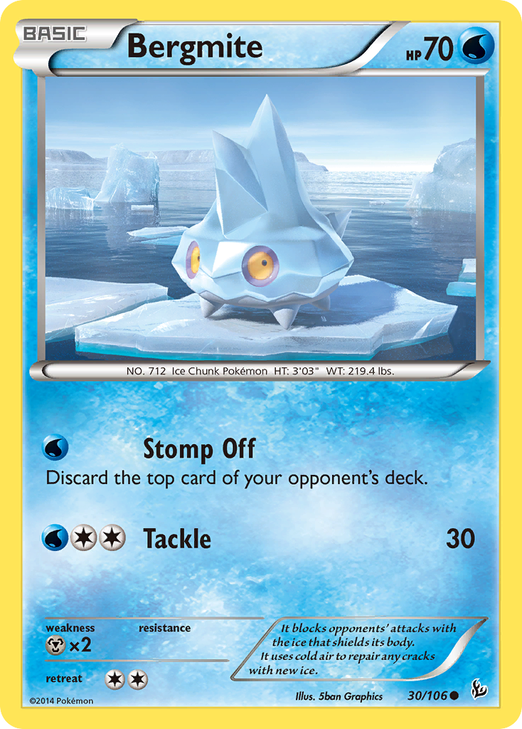 Bergmite (30/106) [XY: Flashfire] | Exor Games New Glasgow