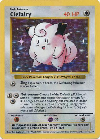 Clefairy (5/102) [Base Set Shadowless Unlimited] | Exor Games New Glasgow