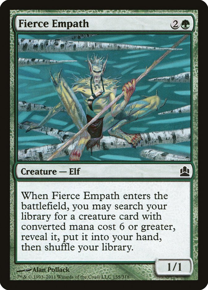 Fierce Empath [Commander 2011] | Exor Games New Glasgow