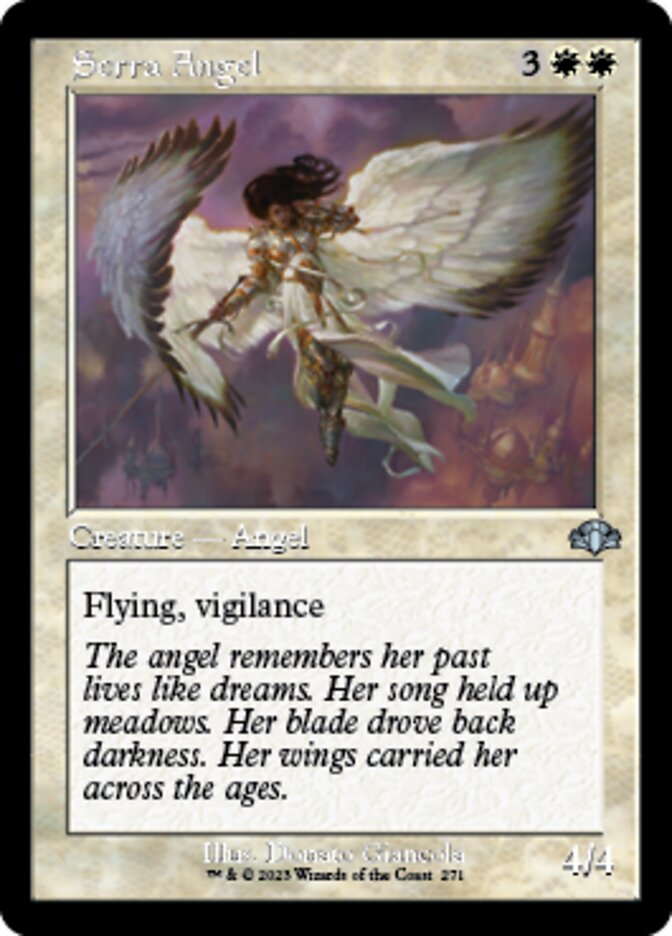 Serra Angel (Retro) [Dominaria Remastered] | Exor Games New Glasgow