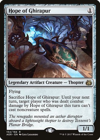 Hope of Ghirapur [Aether Revolt] | Exor Games New Glasgow