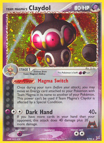 Team Magma's Claydol (8/95) [EX: Team Magma vs Team Aqua] | Exor Games New Glasgow