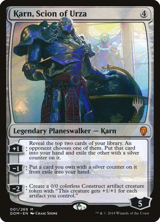 Karn, Scion of Urza [Dominaria Promos] | Exor Games New Glasgow