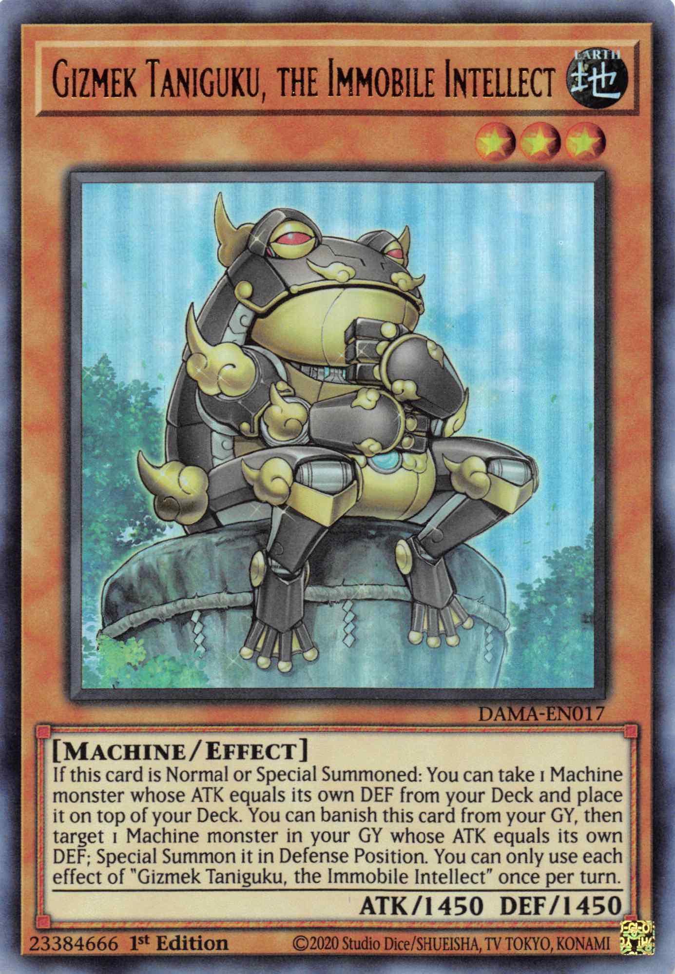 Gizmek Taniguku, the Immobile Intellect [DAMA-EN017] Ultra Rare | Exor Games New Glasgow