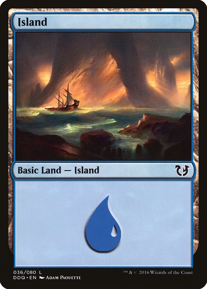 Island (36) [Duel Decks: Blessed vs. Cursed] | Exor Games New Glasgow