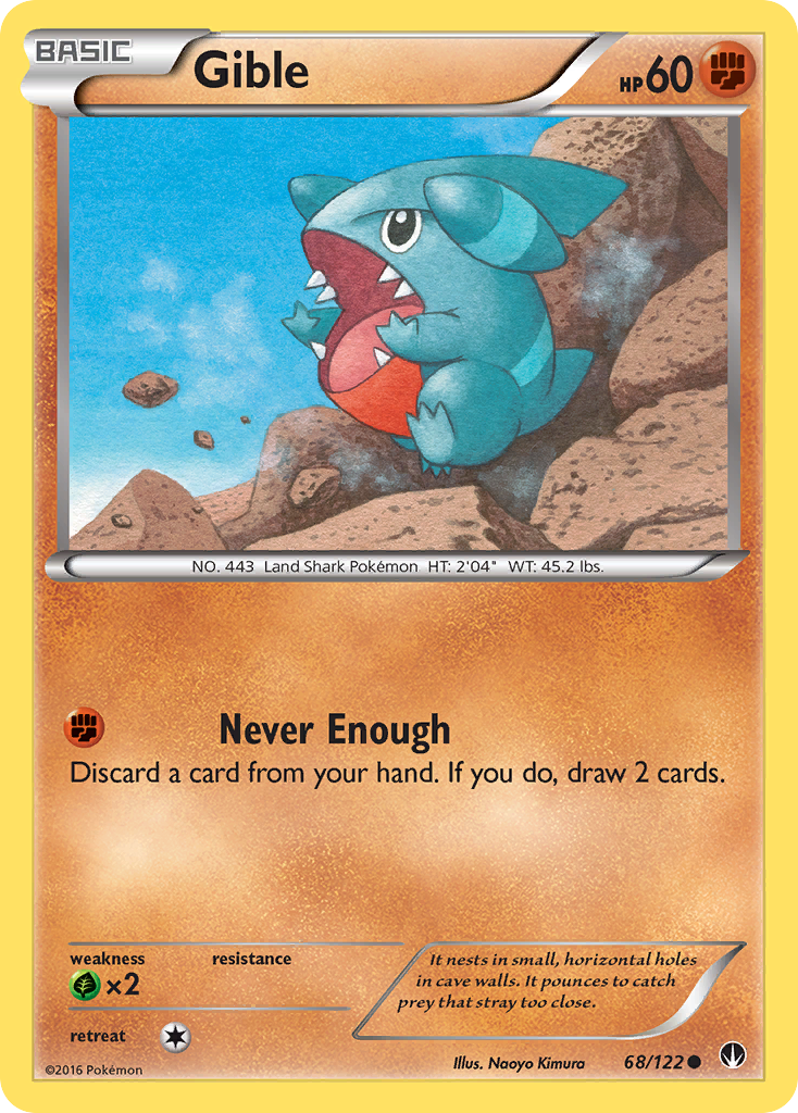 Gible (68/122) [XY: BREAKpoint] | Exor Games New Glasgow