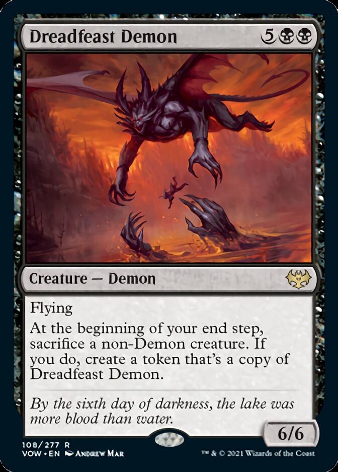 Dreadfeast Demon [Innistrad: Crimson Vow] | Exor Games New Glasgow