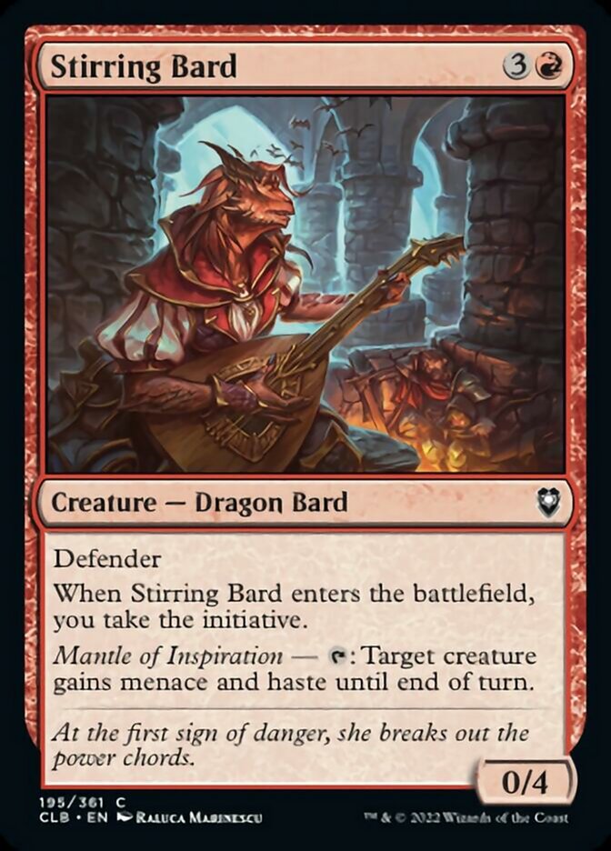 Stirring Bard [Commander Legends: Battle for Baldur's Gate] | Exor Games New Glasgow