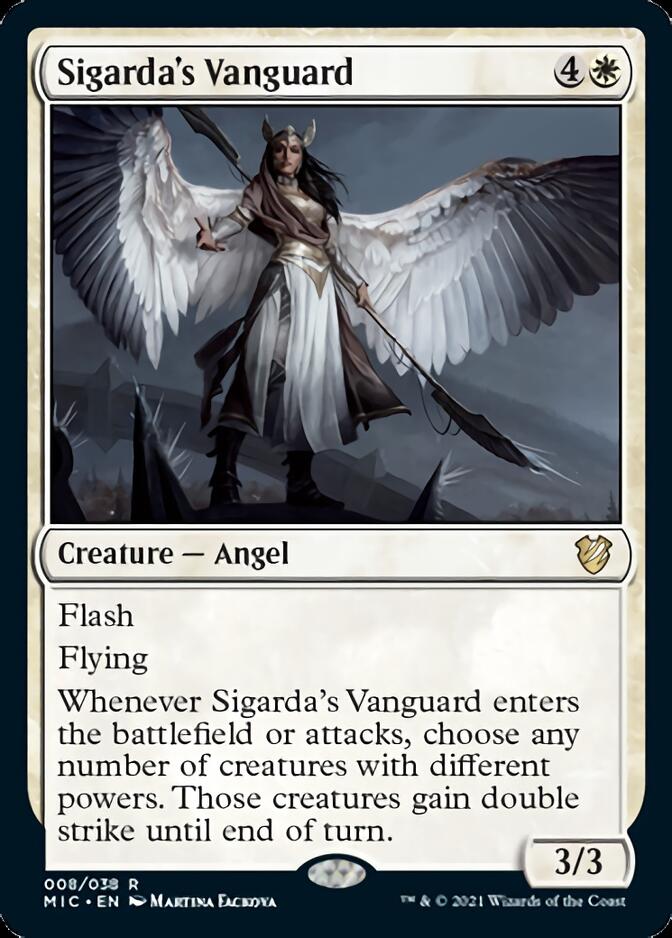 Sigarda's Vanguard [Innistrad: Midnight Hunt Commander] | Exor Games New Glasgow