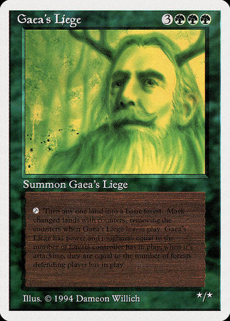 Gaea's Liege [Summer Magic / Edgar] | Exor Games New Glasgow