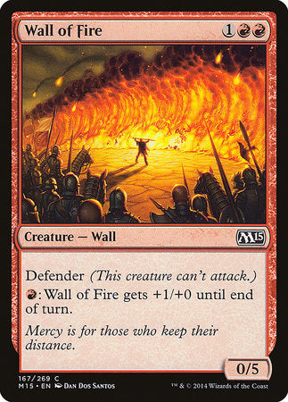 Wall of Fire [Magic 2015] | Exor Games New Glasgow