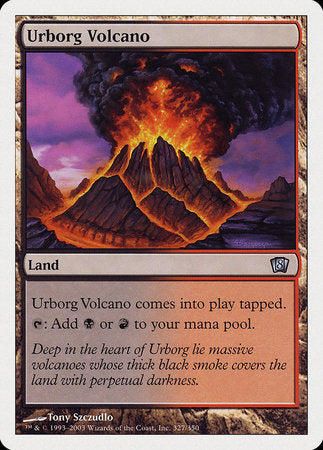 Urborg Volcano [Eighth Edition] | Exor Games New Glasgow